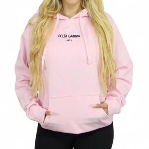 Pink Delta Gamma Hoodie